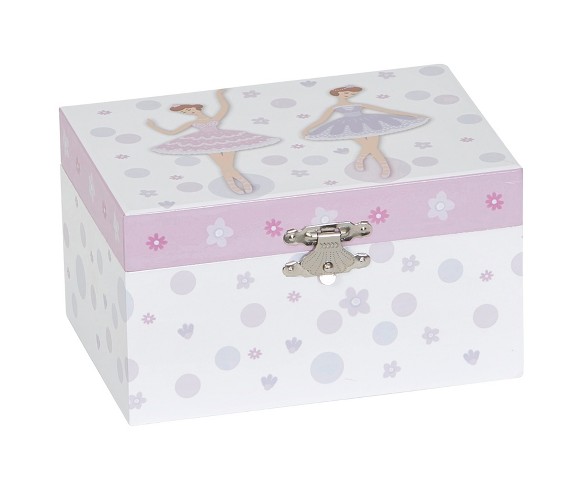 Mele & Co.&#174; Jeannie Girls' Musical Ballerina Jewelry Box - White/Purple