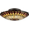 West End 2-Light Vintage Bronze Flush Mount Light - 3 of 4