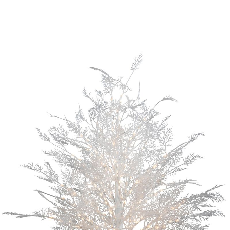 Northlight 5 FT LED Lighted White Lace Artificial Christmas Tree - Warm White Lights, 5 of 9