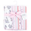 Hudson Baby Infant Girl Flannel Burp Cloth 12pk, Garden Fairies, One Size - 2 of 4