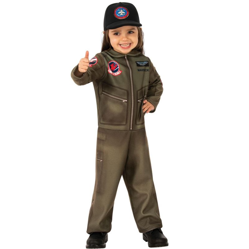 Rubies Top Gun Maverick Movie: Top Gun Toddler Costume, 2 of 5