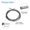 Unique Bargains Steel Wire Flexible Shower Pipe Cleaning Spring Clog Remover - 2 of 4
