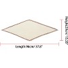 Allegra K Women Ribbon Solid Color Pleated Rhombus Rhombic Scarf Scarves Head Bandana 96x43cm/37.80x16.93 inches(L*W) 1 Pc - 3 of 4