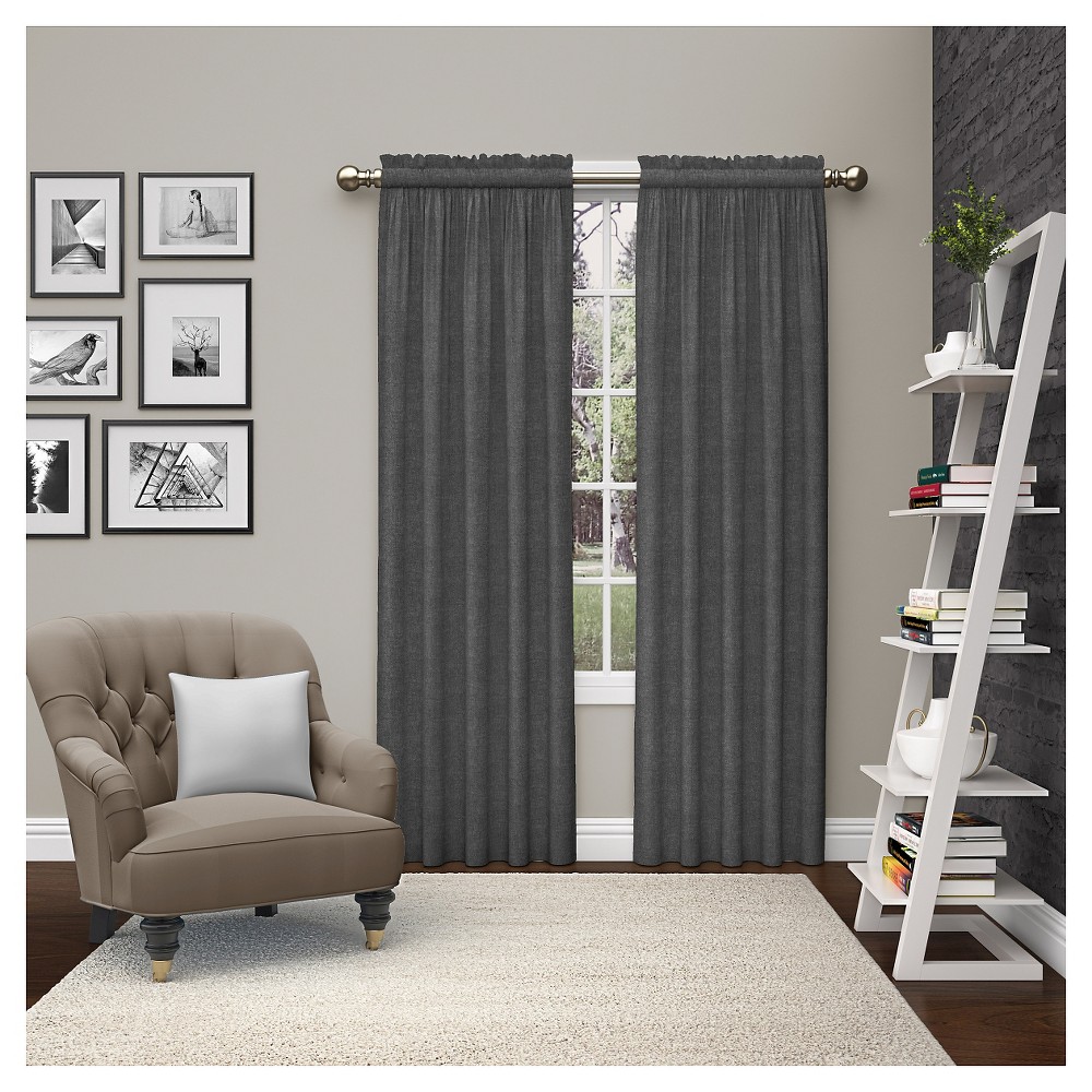 Teller Curtain Panels Grey (56"x84") Pairs To Go