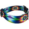Country Brook Petz 1 1/2 Inch Deluxe Dog Collar - Groovy Collection - 3 of 4