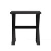 Racxily Accent Table, Square Side Table & Nightstand with Veneer Finish - 2 of 4