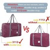 Personal item bag fits personal item size 17.7 x 6.3 x 12.6 foldable travel hand luggage bag,lightweight, for both men and women - 4 of 4