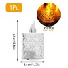 12 Pcs Flameless LED Light Candle LED Crystal Candle Light Transparent Shell Electronic Night Lamp Dating Party Holiday Home Decoration - 2 of 4