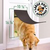 Evergreen Pet Supplies Large Replacement Dog Door Flap - Fits Petsafe Freedom - Flexible Doggy Door Flap for Small, Medium, and Large Dogs and Cats - Weather Resistant and Easy to Install - 3 of 4