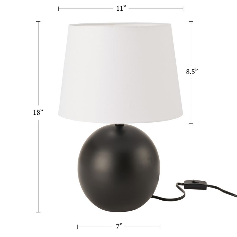 18" Modern Round Table Lamp - Nourison, 3 of 8