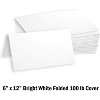 Hamilco Card Stock Scrapbook Paper Folded 6x12 Scored Heavy Weight 100 lb Cover Card stock – 25 Pack - 2 of 4