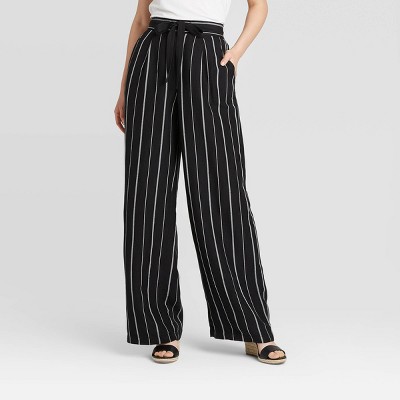 striped pull on pants