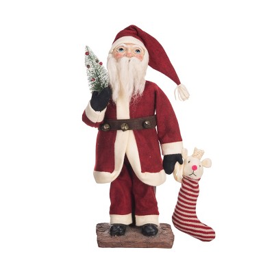 Gallerie II Jules Santa Art Doll Christmas Holiday Xmas Art Doll Decor Decoration