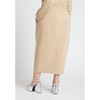 ELOQUII Women's Plus Size Maxi French Terry Skirt - 4 of 4