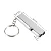 Unique Bargains Aluminum Alloy Camping Hiking Boating Survival Signal Double Tubes Whistles 3 Pcs - 2 of 4