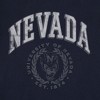 Women's University of Nevada Classic Seal Cap Sleeve Baby Rib Crop Top Navy - 3 of 4