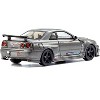 ToyoNissan Skyline GT-R Nismo (BNR34) RHD (Right Hand Drive) Gray Metallic 1/64 Diecast Model Car by Kyosho - 2 of 4