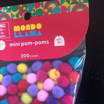 200ct Mini Pom-poms - Mondo Llama™ : Target
