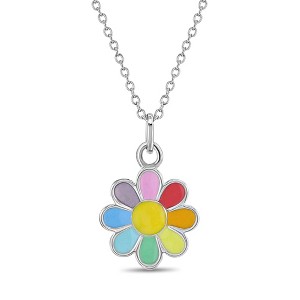 Girls' Flower Power Sterling Silver Necklace - In Season Jewelry - 1 of 4
