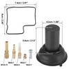 Unique Bargains Motorcycle Carburetor Repair Rebuild Parts for Honda Shadow VLX 600 1994-2003 Carb Repair Tools 2 Kits - 2 of 4