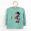 The Juniper Shop Teddy Bear Fisherman Toddler Long Sleeve Tee - 2 of 4