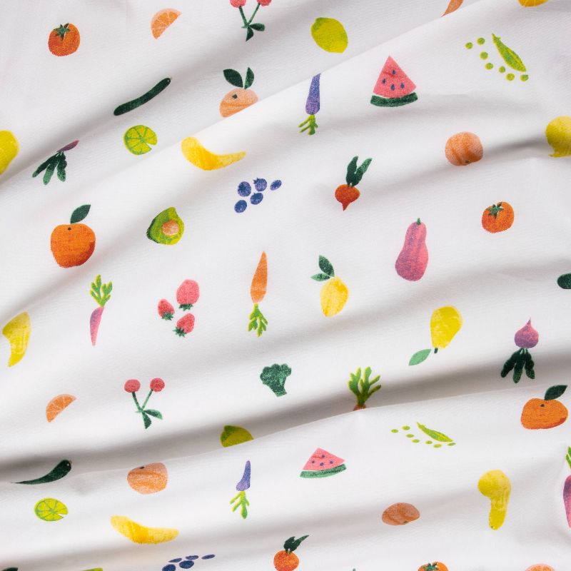 Fitted Crib Sheet - Cloud Island&#8482; Fruits and Veggies, 5 of 9