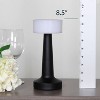 Simple Designs 8.5" Mushroom Magic Dimming and Rechargeable Cordless 4-Way Touch Sensor Saucer Desk Lamp - 4 of 4