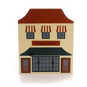 Cat's Meow Village 4.5 Inch Ristorante Retired New Old Stock Nos Pine Village Buildings - 1 of 2