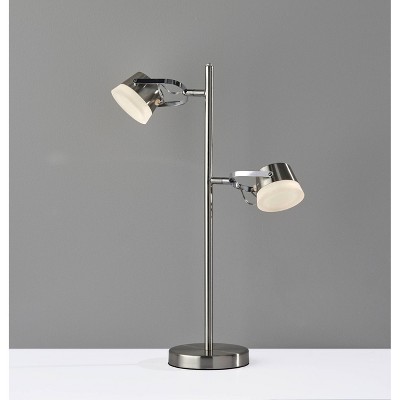 Nitro Desk Lamp (Includes LED Light Bulb) Silver - Adesso