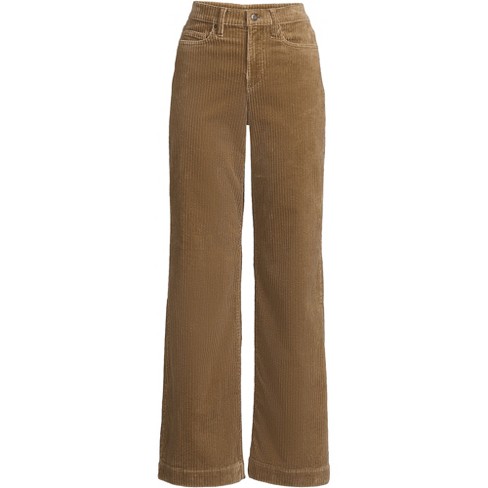 Corduroy trousers - Dark brown - Ladies