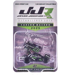 Winged Sprint Car #41 Carson Macedo "Albaugh" Jason Johnson Racing (2025) 1/50 Diecast Model Car by ACME - 1 of 1