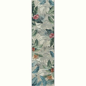 Unique Loom    Outdoor Botanical Kula Area Rug - 1 of 4