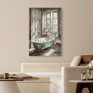 Art Remedy Spring Bliss Bathroom Farmhouse Floral Art Unframed - 1 of 4