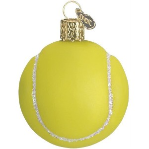 Old World Christmas Blown Glass Ornament for Christmas Tree, Tennis Ball - 1 of 3