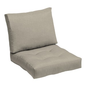 ARDEN earthFIBER Tufted Blowfill Deep Seat Set, Water repellent, Fade Resistant, Deep Seat Bottom and Back Cushion for Chair, Sofa, and Couch 48 x 24 - 1 of 4