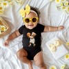 The Juniper Shop Watercolor Basketball Bear Baby Short Sleeve Bodysuit - 4 of 4