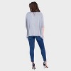 24seven Comfort Apparel Womens Elbow Sleeve Open Cardigan - 2 of 3