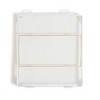 U Brands 8" Mesh Locker Shelf White and Gold - 4 of 4