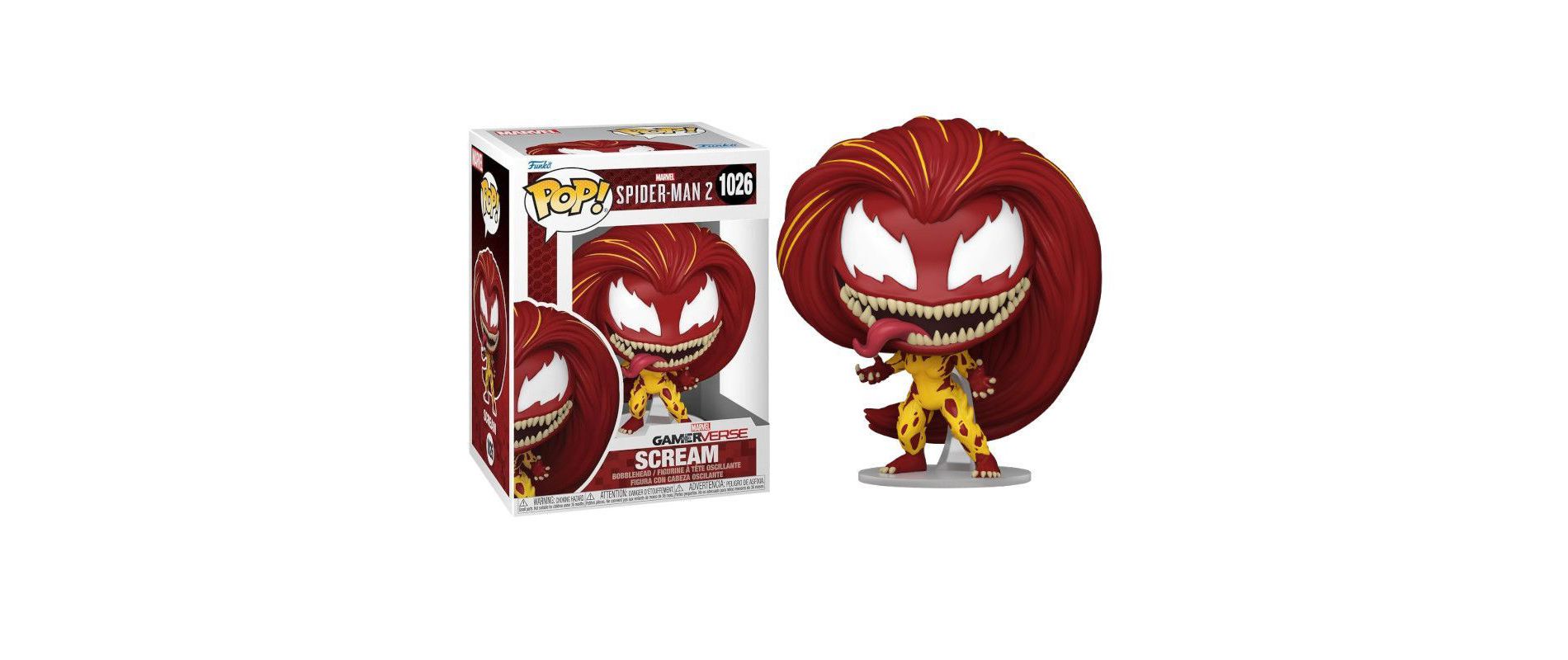 Funko Pop Marvel: Gamerverse - Spider-Man 2: Scream - Vinyl Figure #1026 #80329
