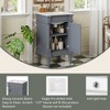 CIPACHO 18" White Modern Bathroom Vanity with Sink - Freestanding Storage Cabinet, Adjustable Shelf & Door for Small Spaces - 3 of 4