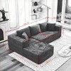 106" L-Shape Cloud Sectional Couch with Left Facing Chaise,Deep Seat Modular Sofa for Living Room - The Pop Home - 4 of 4