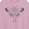 Women's - Instant Message - Celestial Luna Moth Graphic Racerback Tank - 2 of 4