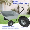 Vynxaria Two-Wheeled Garden Cart with 10-Inch Pneumatic Wheels & Non-Porous Design - 2 of 4