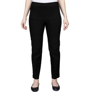 Alfred Dunner , Petite Women's Classic Allure Slim Fit Pant With Elastic Comfort Waistband - 1 of 4