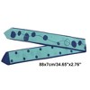 Unique Bargains Women's Circles Scarf Headband Blue Green 1 Pc - 4 of 4