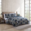 Eddie Bauer Madrona Plaid Quilt Set Navy Blue - 2 of 4