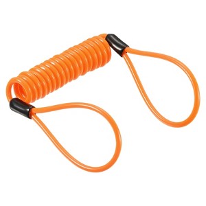 Unique Bargains Steel Spring Luggage Locking Security Cable with Double Loops - 1 of 4