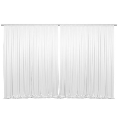 16' Sheer Drape, White, Pipe And Drape Sale, Wholesale