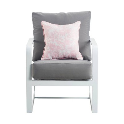 Mirabelle Outdoor Arm Chair - White - Adore Decor