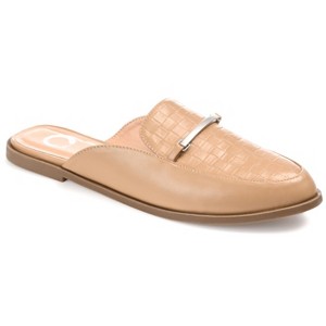 Journee Collection Womens Rubee Slip On Round Toe Mules Flats - 1 of 4